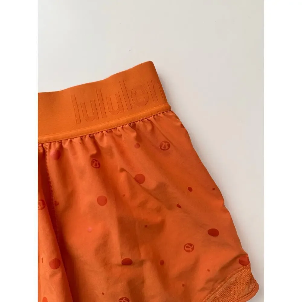 Lululemon high rise logo hotty hot shorts - size 4, 4" inseam - Picture 3 of 4